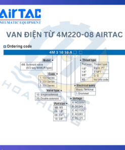 Van điện từ 4M220-08 AIRTAC